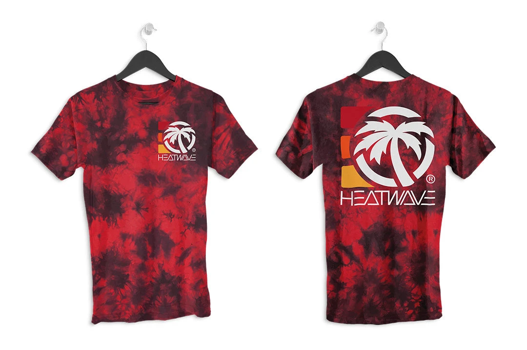 Heat Wave 4 Speed Stripe T-Shirt - Crystal Red Heat Wave 4 Speed Stripe T-Shirt - Crystal Red -Heat Wave Visual 4speed T shirt