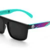 Regulator Sunglasses: Aqua Splash Customs 2 Regulator Sunglasses: Aqua Splash Customs -Heat Wave Visual Aqua Splash Black Angle