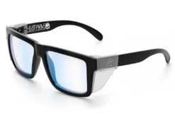 XL VISE Z87 Sunglasses Black Frame: Blue Light Blocking 6 XL VISE Z87 Sunglasses Black Frame: Blue Light Blocking -Heat Wave Visual Black Blue Light Angle Clear