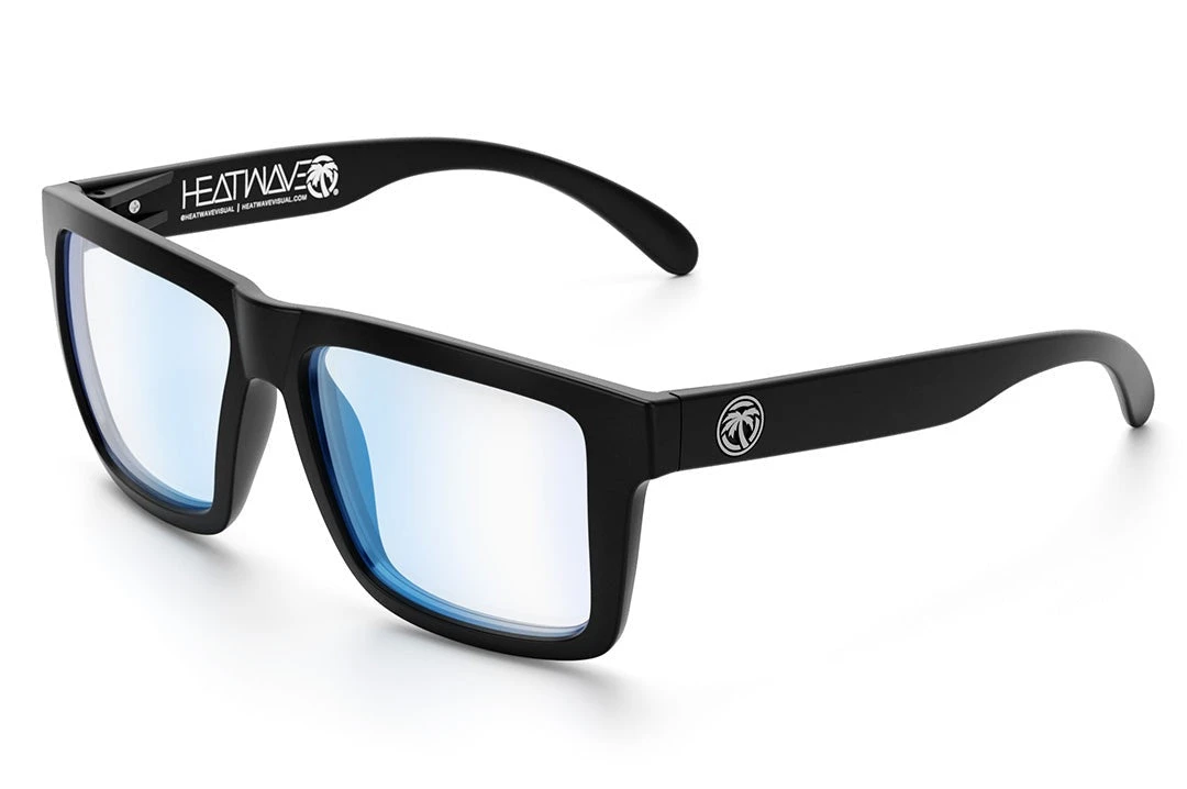XL VISE Z87 Sunglasses Black Frame: Blue Light Blocking XL VISE Z87 Sunglasses Black Frame: Blue Light Blocking -Heat Wave Visual Black Blue Light Angle