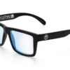 VISE Z87 Sunglasses Black Frame: Blue Light Blocking Lens 1 VISE Z87 Sunglasses Black Frame: Blue Light Blocking Lens -Heat Wave Visual Black Clear Blue Light Angle