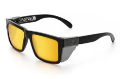 VISE Z87 Sunglasses Black Frame: Gold Lens 4 VISE Z87 Sunglasses Black Frame: Gold Lens -Heat Wave Visual Black Gold Rush Angle1 SmokeSS