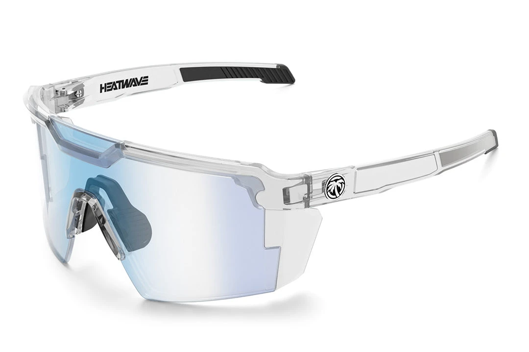 Future Tech Sunglasses: Vapor Clear Frame Blue Light Blocking Lens Z87+ Future Tech Sunglasses: Vapor Clear Frame Blue Light Blocking Lens Z87+ -Heat Wave Visual Blue Light Blocker