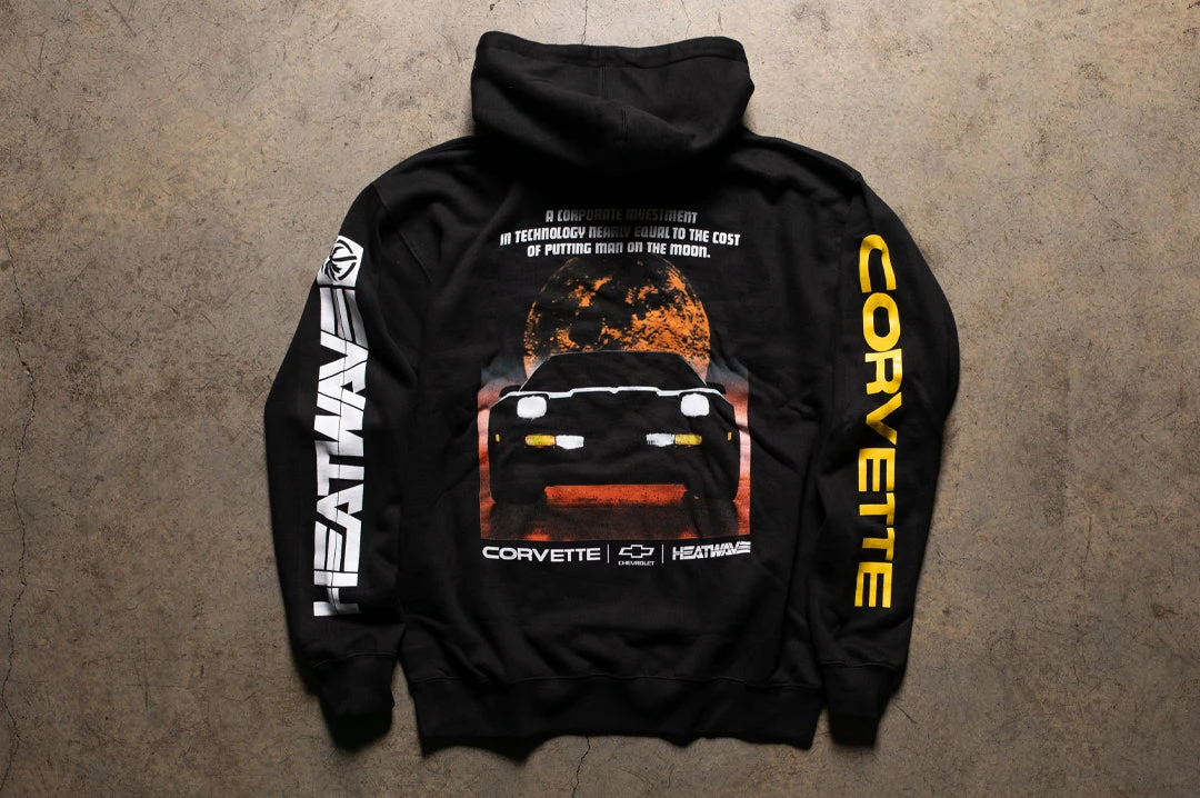 Heat Wave X Chevrolet Corvette Moon Sweatshirt Heat Wave X Chevrolet Corvette Moon Sweatshirt -Heat Wave Visual C4 Moon hoodie2