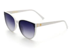 Carat Sunglasses: White 5 Carat Sunglasses: White -Heat Wave Visual Carat White Purple Rain