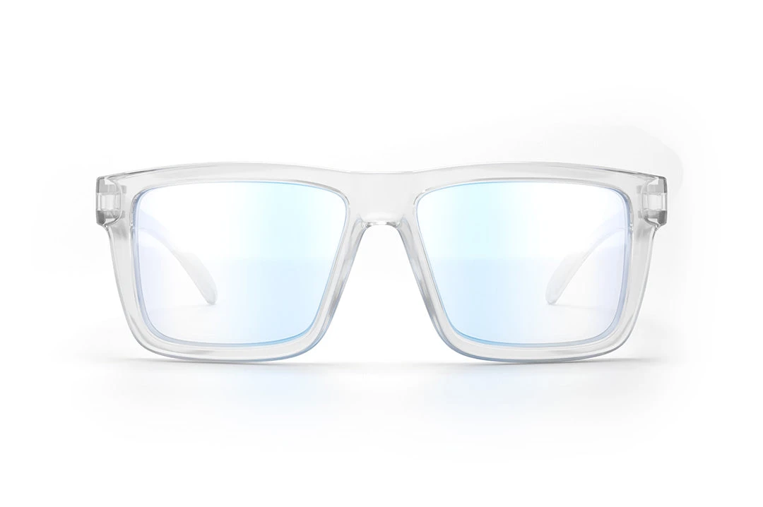 XL VISE Z87 Sunglasses Vapor Clear Frame: Blue Light Blocking XL VISE Z87 Sunglasses Vapor Clear Frame: Blue Light Blocking -Heat Wave Visual Clear Blue Light Front