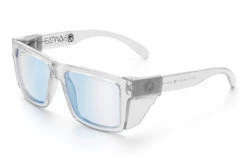 VISE Z87 Sunglasses Vapor Clear Frame: Blue Light Blocking Lens 6 VISE Z87 Sunglasses Vapor Clear Frame: Blue Light Blocking Lens -Heat Wave Visual Clear Clear Blue Light Angle Clear