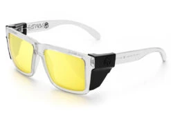 XL VISE Z87 Sunglasses Vapor Clear: 10 XL VISE Z87 Sunglasses Vapor Clear: -Heat Wave Visual Clear Hi Vis Yellow Angle Black b43ab38a 6e68 4e25 8dcb cf81a72664ad