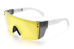 Lazer Face Glasses: HI-VIS YELLOW Z87 8 Lazer Face Glasses: HI-VIS YELLOW Z87 -Heat Wave Visual Clear Hi Vis Yellow Angle Smoke