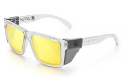 XL VISE Z87 Sunglasses Vapor Clear: 11 XL VISE Z87 Sunglasses Vapor Clear: -Heat Wave Visual Clear Hi Vis Yellow Angle Smoke 76a3bdea bca8 4c70 9894 309838518c7c