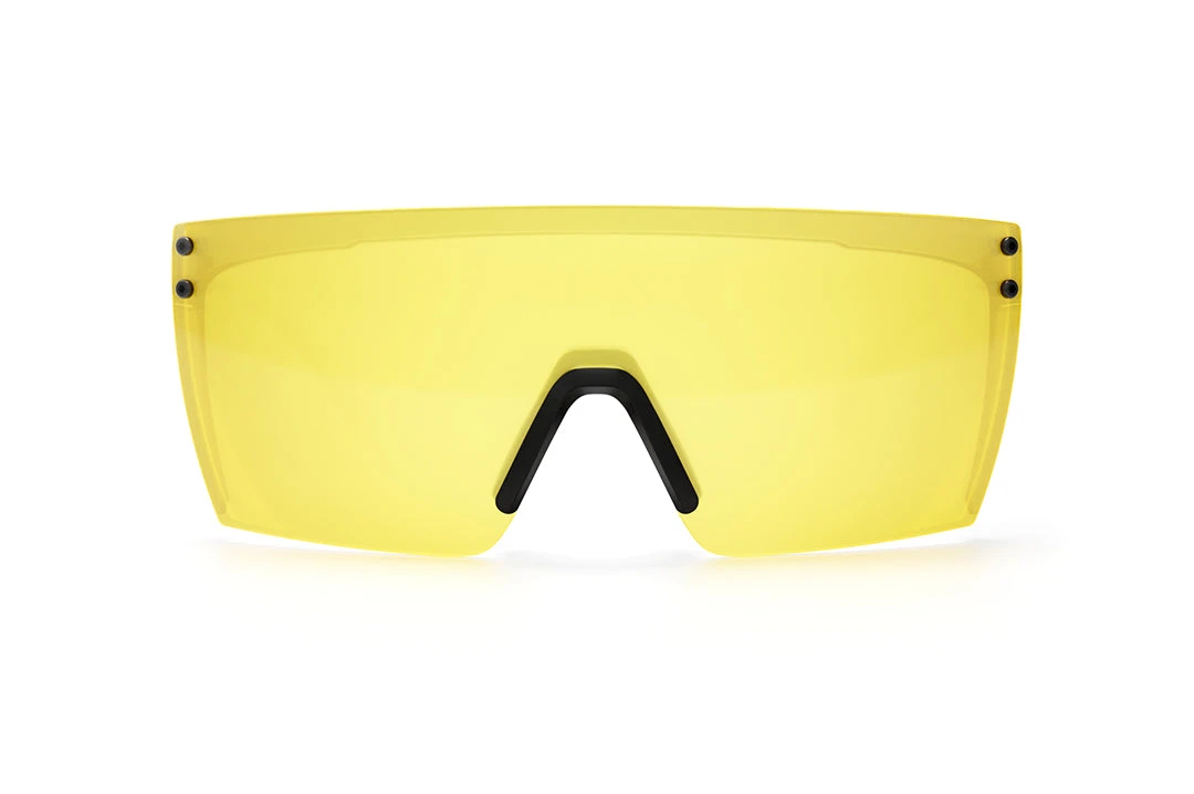 Lazer Face Glasses: HI-VIS YELLOW Z87 Lazer Face Glasses: HI-VIS YELLOW Z87 -Heat Wave Visual Clear Hi Vis Yellow Front