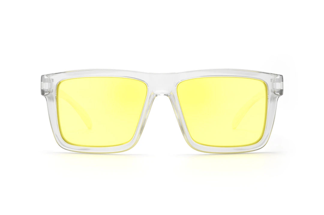 XL VISE Z87 Sunglasses Vapor Clear: XL VISE Z87 Sunglasses Vapor Clear: -Heat Wave Visual Clear Hi Vis Yellow Front 89183c9b e675 4f23 9288 d4eca3d842f2