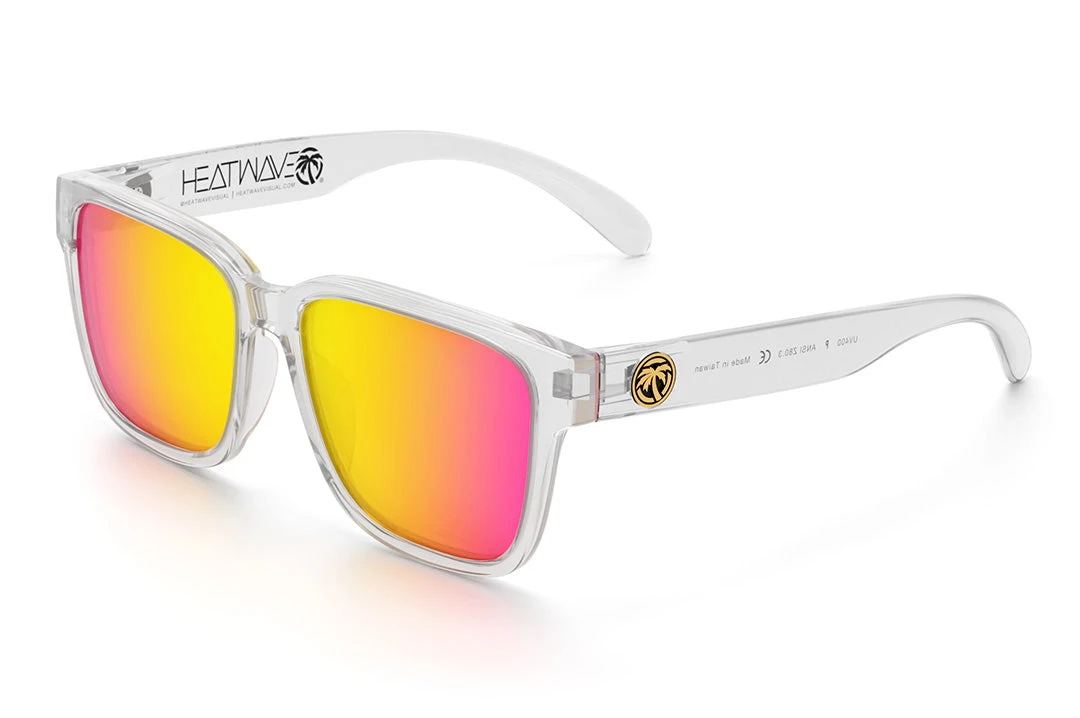 Apollo Sunglasses: Vapor Clear Apollo Sunglasses: Vapor Clear -Heat Wave Visual Clear Tropical Angle