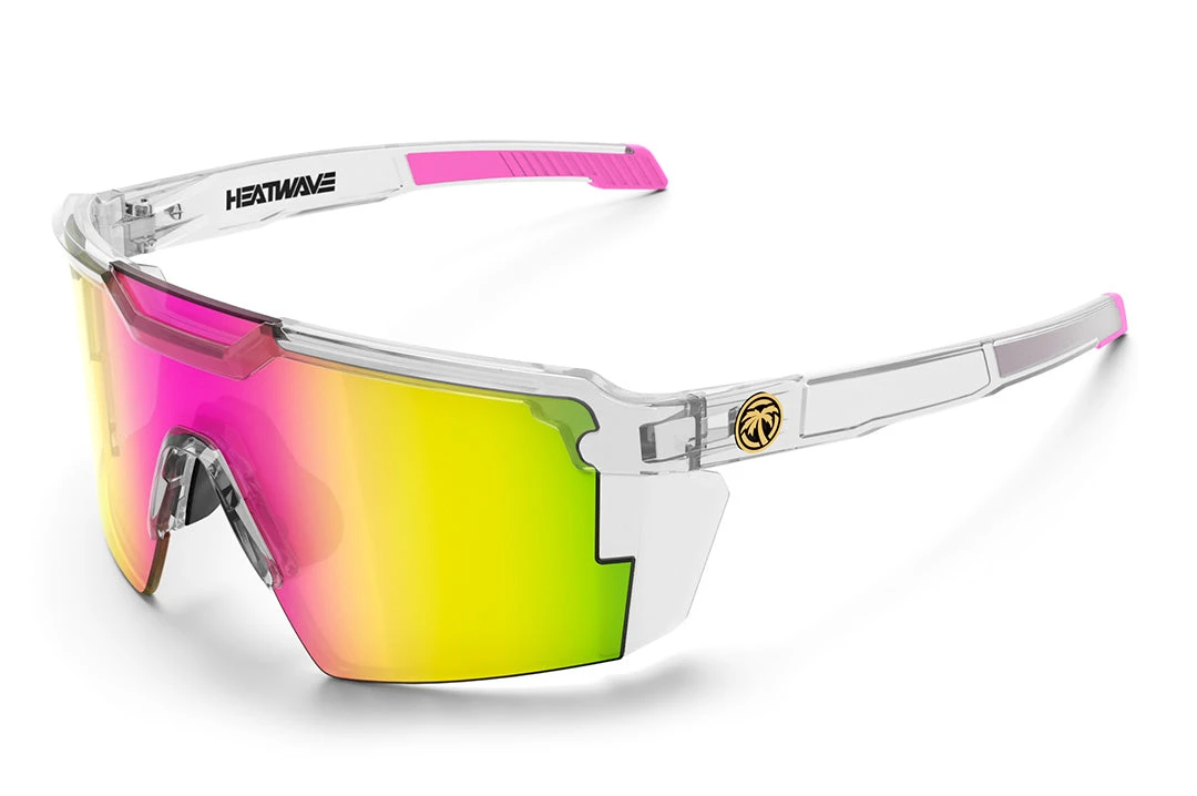 Future Tech Sunglasses: Vapor Clear Frame Spectrum Lens Z87+ Future Tech Sunglasses: Vapor Clear Frame Spectrum Lens Z87+ -Heat Wave Visual Clear Spectrum