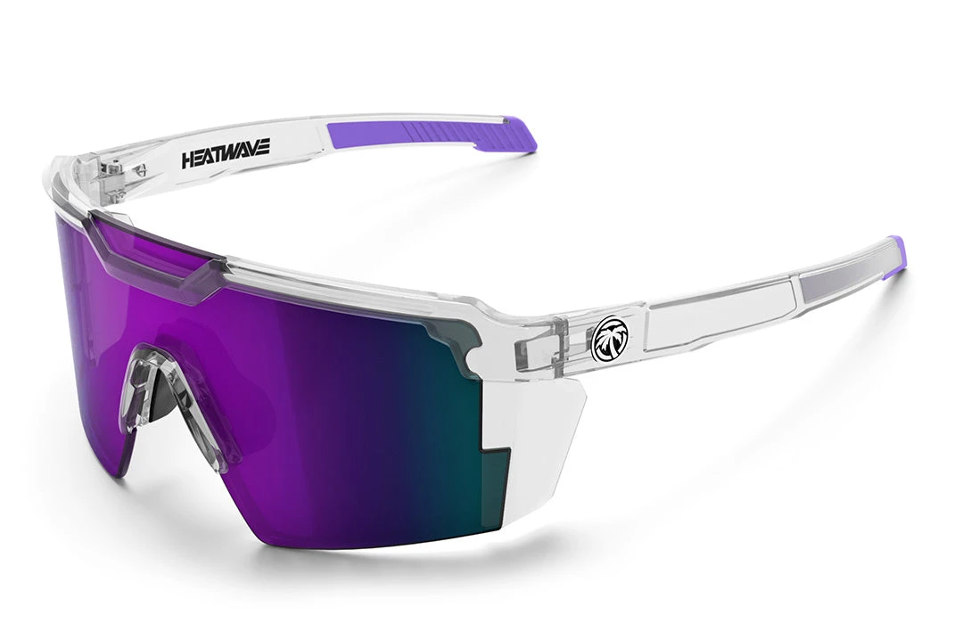 Future Tech Sunglasses: Vapor Clear Frame Ultra Violet Lens Z87+ Future Tech Sunglasses: Vapor Clear Frame Ultra Violet Lens Z87+ -Heat Wave Visual Clear UltraViolet