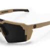 Future Tech Sunglasses: Desert Tan Frame Z87+ 2 Future Tech Sunglasses: Desert Tan Frame Z87+ -Heat Wave Visual DesertTanFutureWHITEBG
