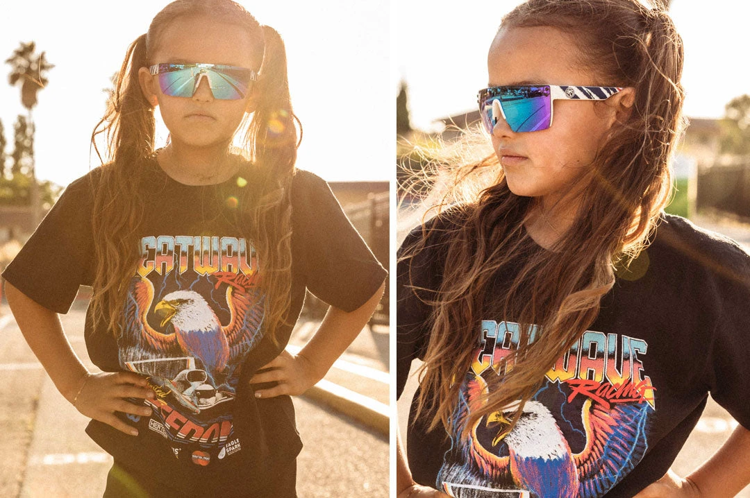 Kids Lazer Face Sunglasses: Fireblade RWB Kids Lazer Face Sunglasses: Fireblade RWB -Heat Wave Visual FIREBLADERWB2