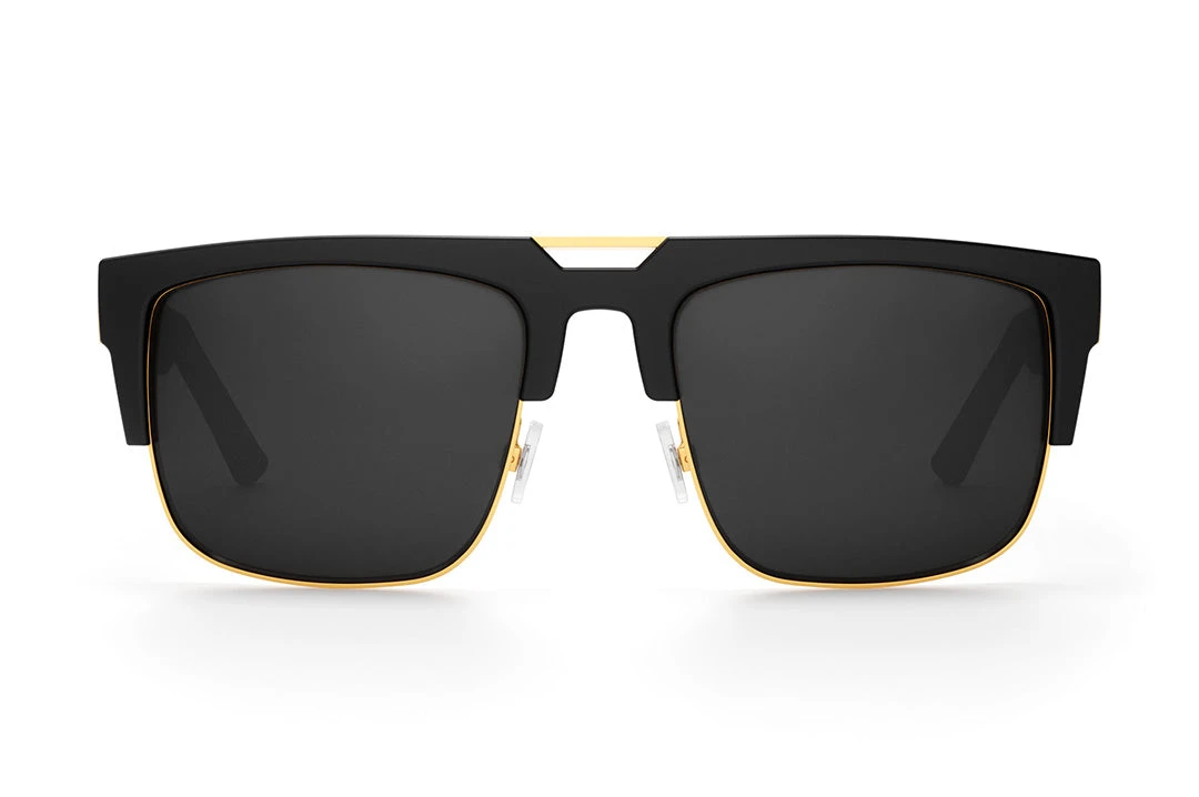 Interceptor 2.0 Sunglasses: BLACK/GOLD Interceptor 2.0 Sunglasses: BLACK/GOLD -Heat Wave Visual Interceptor Black Gold Black Front