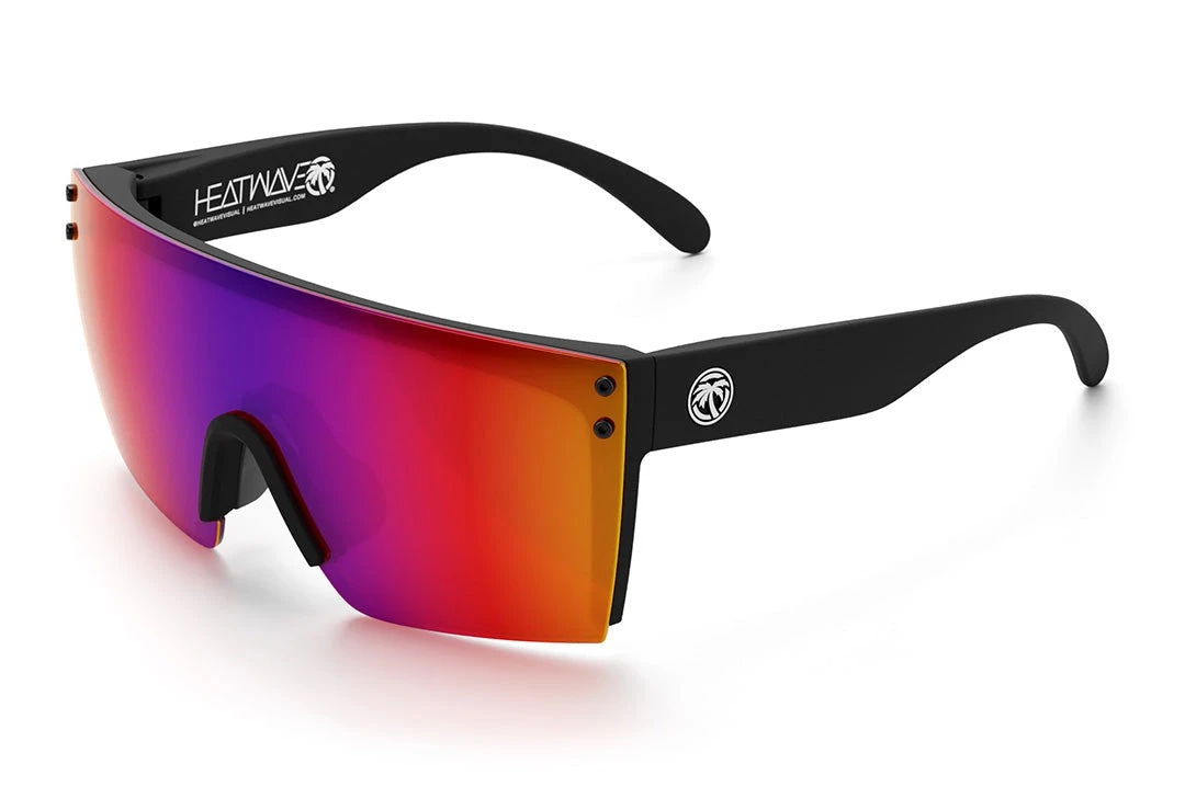 H2O Lazer Face Floating Sunglasses: H2O Lazer Face Floating Sunglasses: -Heat Wave Visual LazerFace H2O Black Atmosphere Angle