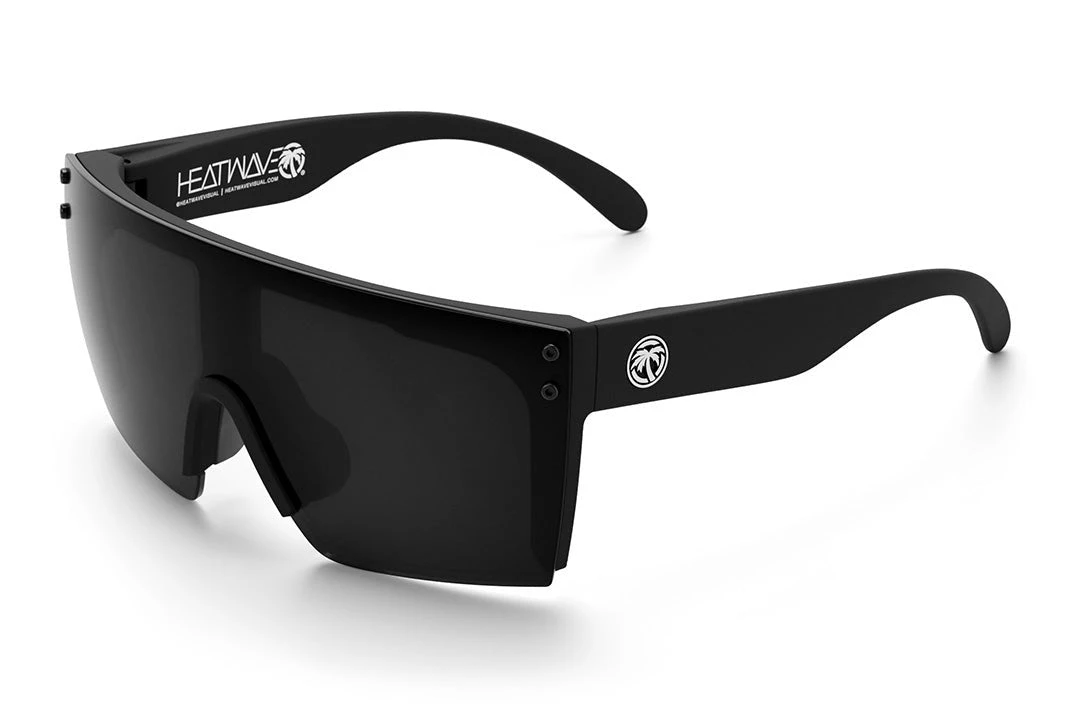 H2O Lazer Face Floating Sunglasses: H2O Lazer Face Floating Sunglasses: -Heat Wave Visual LazerFace H2O Black Black Angle