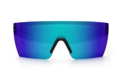 Performance XL Lazer Face Sunglasses: Galaxy Z87+ 4 Performance XL Lazer Face Sunglasses: Galaxy Z87+ -Heat Wave Visual LazerFace XL Perf Black Matte Galaxy Front