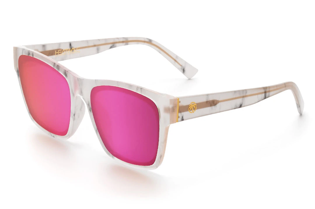 Marylin Sunglasses: Marble Marylin Sunglasses: Marble -Heat Wave Visual Marylin Marble Fuschia