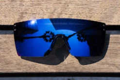 Lazer Face Sunglasses: Neon Blue Z87 5 Lazer Face Sunglasses: Neon Blue Z87 -Heat Wave Visual Neon Lazer 1