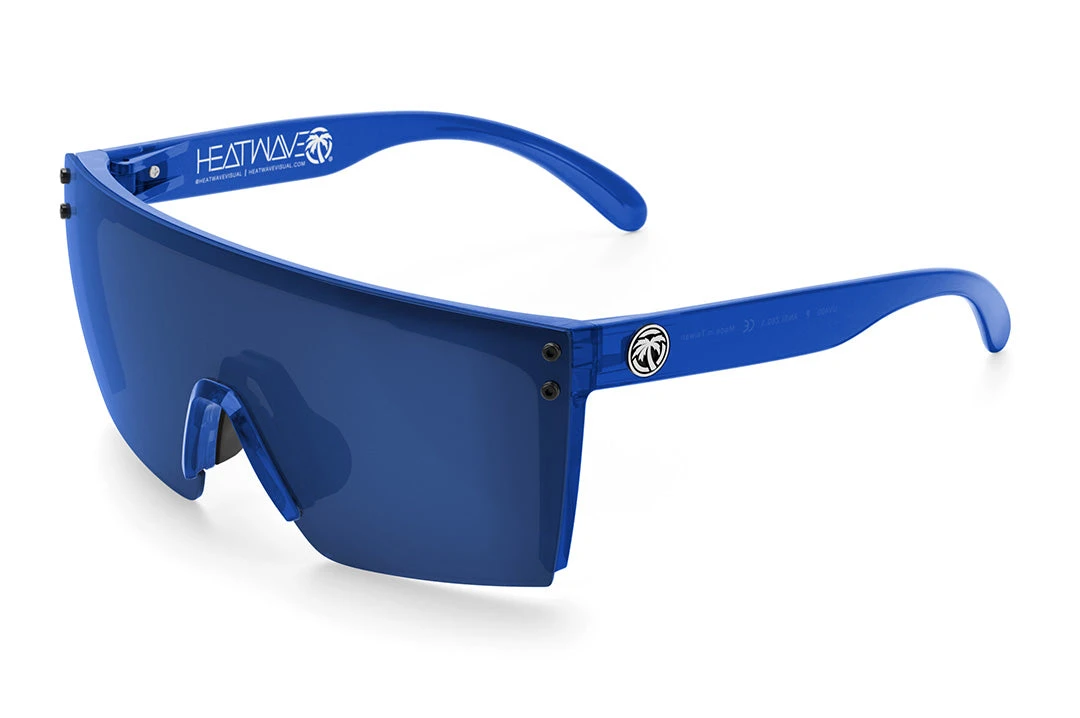 Lazer Face Sunglasses: Neon Blue Z87 Lazer Face Sunglasses: Neon Blue Z87 -Heat Wave Visual Neon Blue