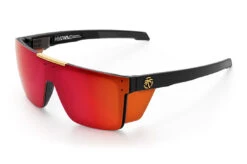 Performance Quatro Sunglasses: Red/Orange Z87+