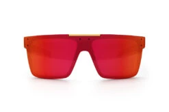 Performance Quatro Sunglasses: Red/Orange Z87+ 4 Performance Quatro Sunglasses: Red/Orange Z87+ -Heat Wave Visual Quatro Perf Black Matte Firestorm Front