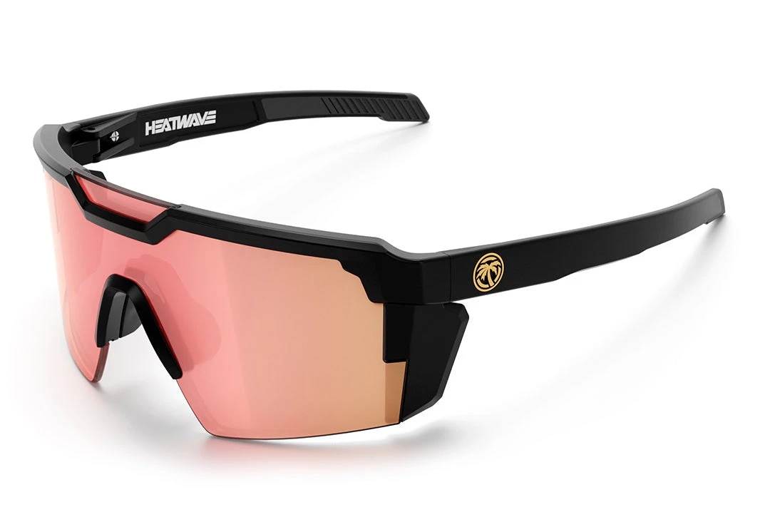 Future Tech Sunglasses: Black Frame Rose Gold Z87+ Future Tech Sunglasses: Black Frame Rose Gold Z87+ -Heat Wave Visual ROSEGOLD NEWRENDER