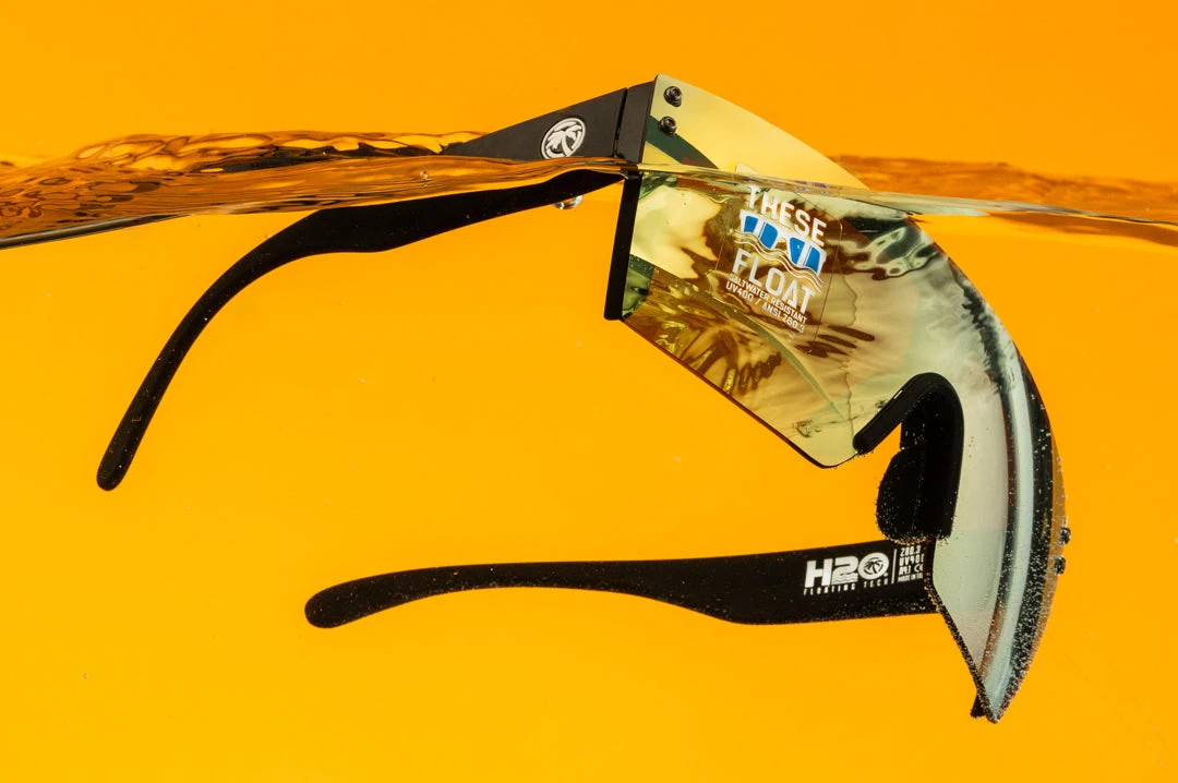 H2O Lazer Face Floating Sunglasses: H2O Lazer Face Floating Sunglasses: -Heat Wave Visual Rose Gold h2o Lazer3