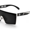 Lazer Face Sunglasses: White Frame Rusty Butcher Customs 1 Lazer Face Sunglasses: White Frame Rusty Butcher Customs -Heat Wave Visual Rusty Butcher Black Angle