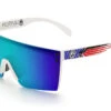 Lazer Face Sunglasses: White Frame Speed Eagle White Customs 2 Lazer Face Sunglasses: White Frame Speed Eagle White Customs -Heat Wave Visual Speed Eagle Galaxy Angle