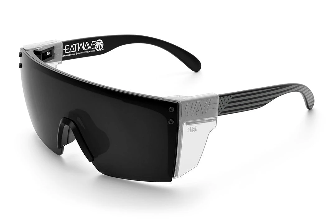 Lazer Face Sunglasses: Stars & Stripes SOCOM z87 Lazer Face Sunglasses: Stars & Stripes SOCOM Z87 -Heat Wave Visual Stars Stripes Socom Black Angle Clear