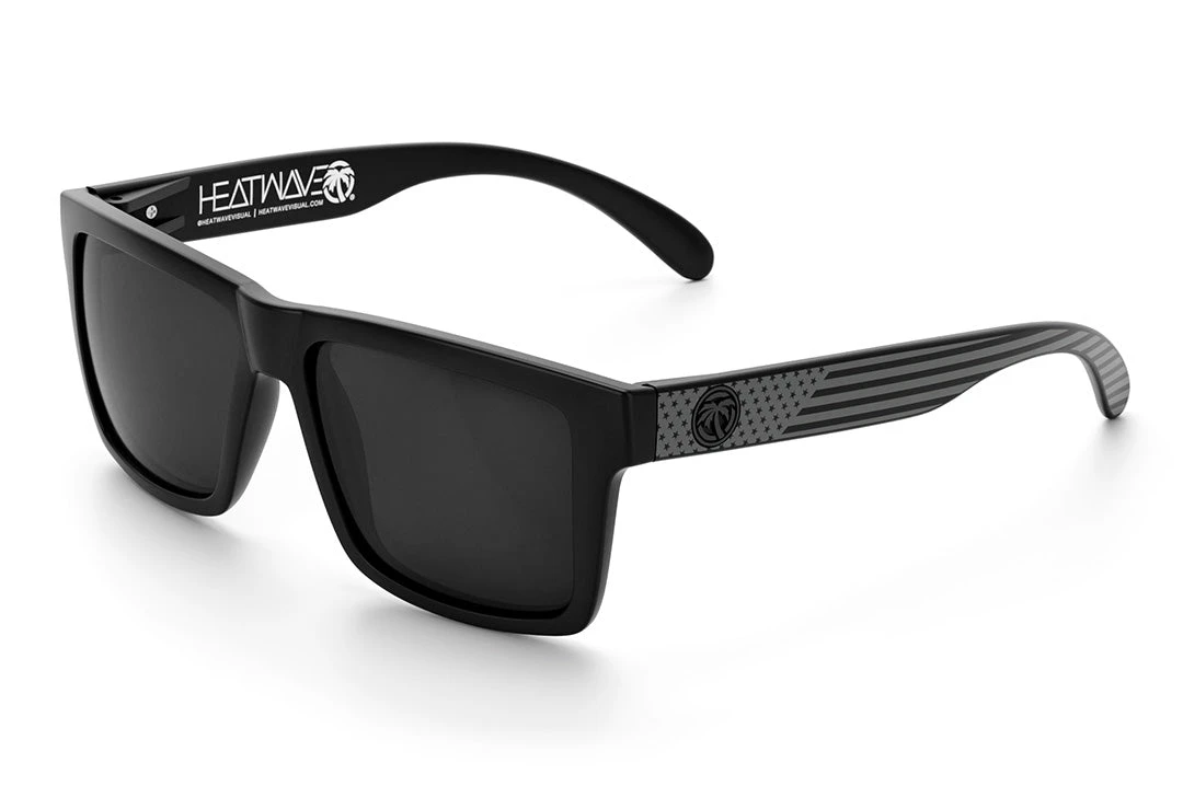 VISE Sunglasses: Stars & Stripes SOCOM Customs VISE Sunglasses: Stars & Stripes SOCOM Customs -Heat Wave Visual Stars Stripes Socom Black Angle2