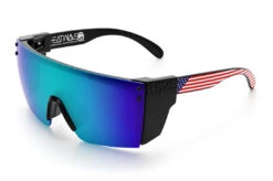 Lazer Face Sunglasses: Stars & Stripes USA Z87 4 Lazer Face Sunglasses: Stars & Stripes USA Z87 -Heat Wave Visual Stars Stripes USA Black Angle Black