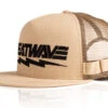 HWV Bolt Rip Stop Trucker Hat 1 HWV Bolt Rip Stop Trucker Hat -Heat Wave Visual Tan hat 1 Revise