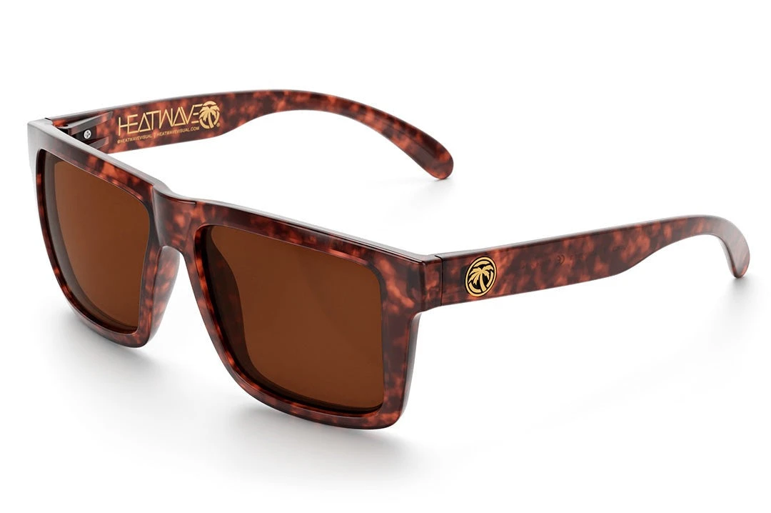 VISE Z87 Sunglasses Tortoise Frame: VISE Z87 Sunglasses Tortoise Frame: -Heat Wave Visual Tortoise Brown Angle