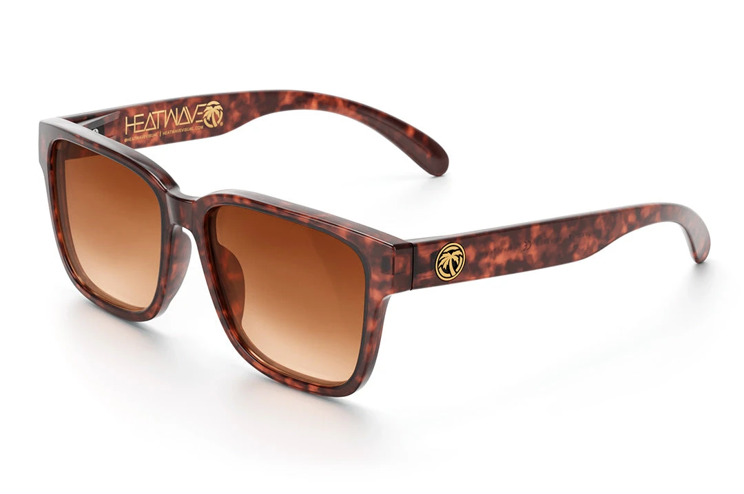 Apollo Sunglasses: TORTOISE Apollo Sunglasses: TORTOISE -Heat Wave Visual Tortoise Brown Lurk Angle