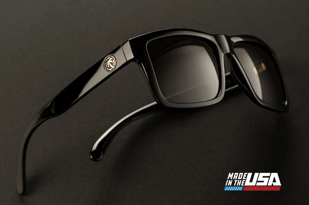 USA VISE Sunglasses: GLOSS BLACK USA VISE Sunglasses: GLOSS BLACK -Heat Wave Visual USA Black 617c71df 7320 4d6b a89c eca53b524a32