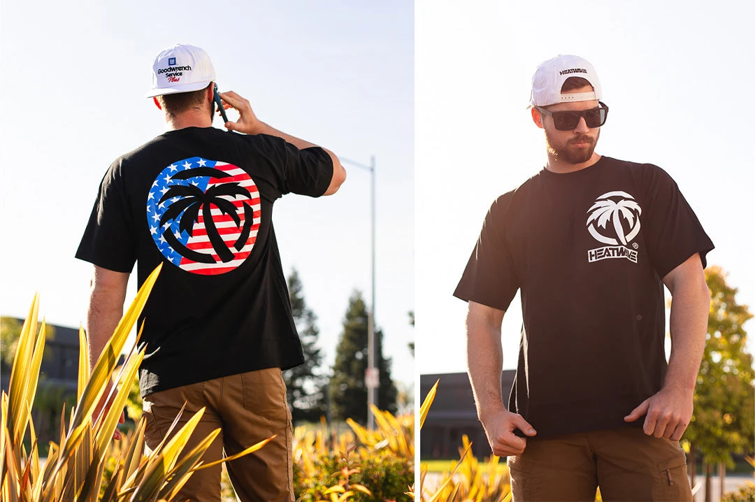 Heat Wave USA T-shirt Heat Wave USA T-shirt -Heat Wave Visual USA tshirt