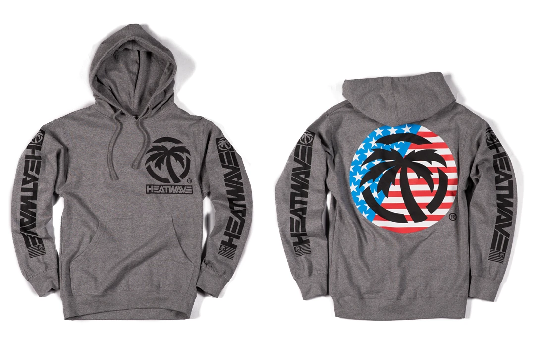 Heat Wave USA Speed Sweatshirt ASH Heat Wave USA Speed Sweatshirt ASH -Heat Wave Visual USA ash