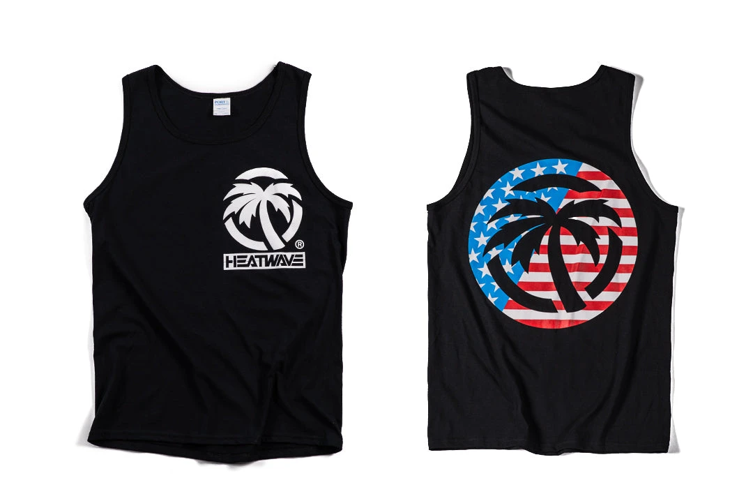 Heat Wave USA TANK TOP Heat Wave USA TANK TOP -Heat Wave Visual USA tank