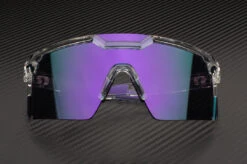 Future Tech Sunglasses: Vapor Clear Frame Ultra Violet Lens Z87+ 4 Future Tech Sunglasses: Vapor Clear Frame Ultra Violet Lens Z87+ -Heat Wave Visual VAPOR ULTRA V 1