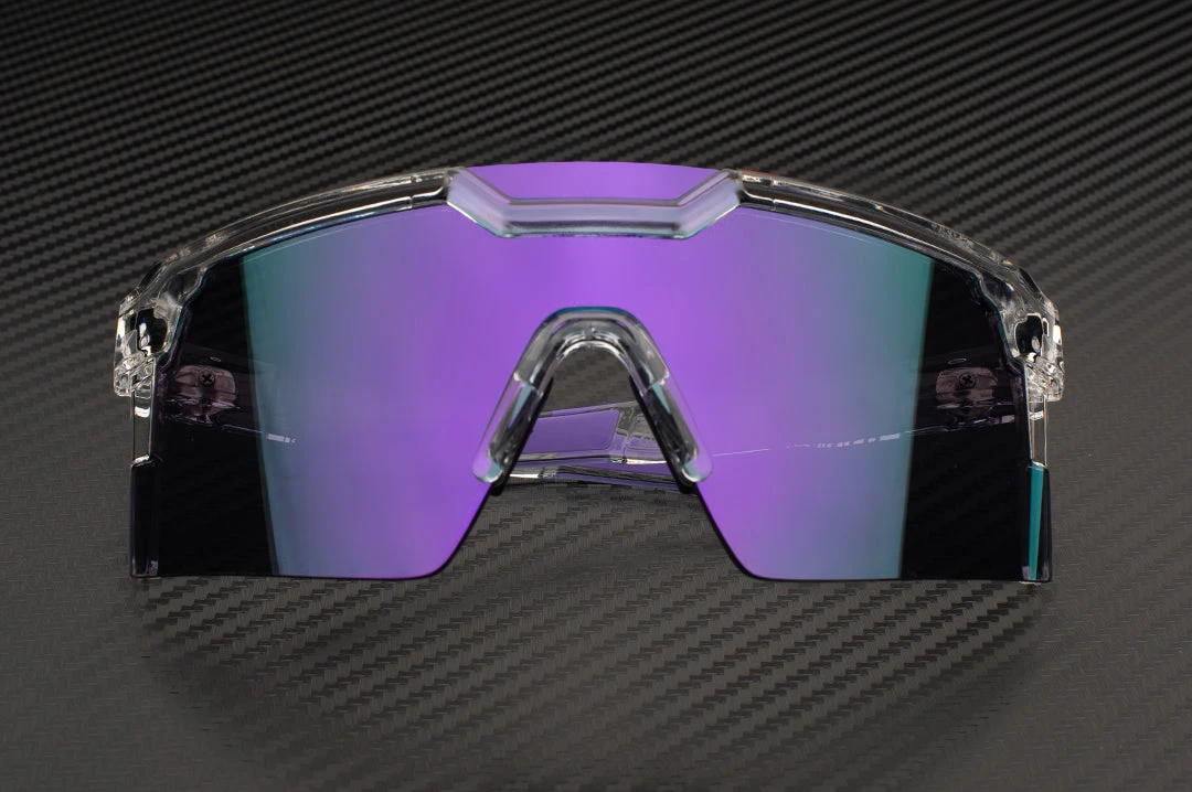 Future Tech Sunglasses: Vapor Clear Frame Ultra Violet Lens Z87+ Future Tech Sunglasses: Vapor Clear Frame Ultra Violet Lens Z87+ -Heat Wave Visual VAPOR ULTRA V 1