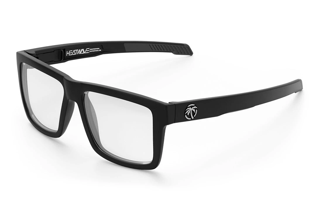 Performance Vise Sunglasses: Anti Fog Clear Lens Z87+ Performance Vise Sunglasses: Anti Fog Clear Lens Z87+ -Heat Wave Visual Vise Perf Black Matte Clear Angle 940cb4d9 25b7 45f7 8747 9abf12135434