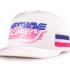 HWV Highlighter Racing Wild Foam Hat -Heat Wave Visual Wild White Hat 1