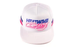 HWV Highlighter Racing Wild Foam Hat -Heat Wave Visual Wild White Hat 4