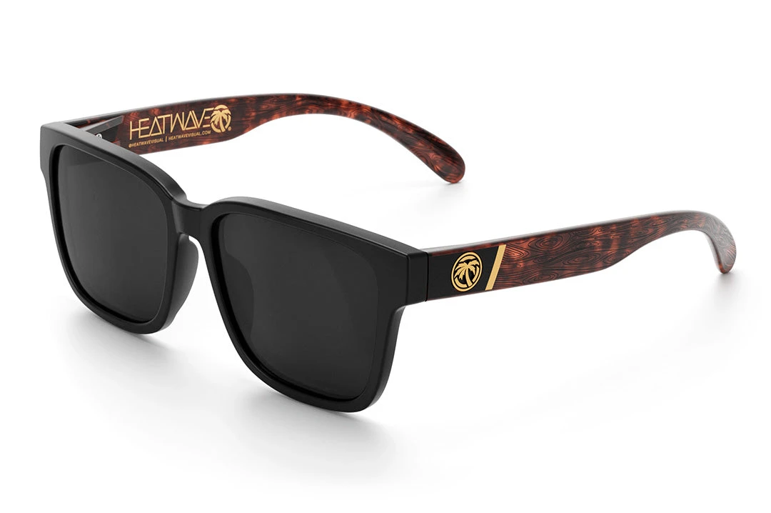 Apollo Sunglasses: Woodgrain Customs Apollo Sunglasses: Woodgrain Customs -Heat Wave Visual Woodgrain Black Angle 8f3a35e2 2bc6 4a21 8261 b34499674cf3